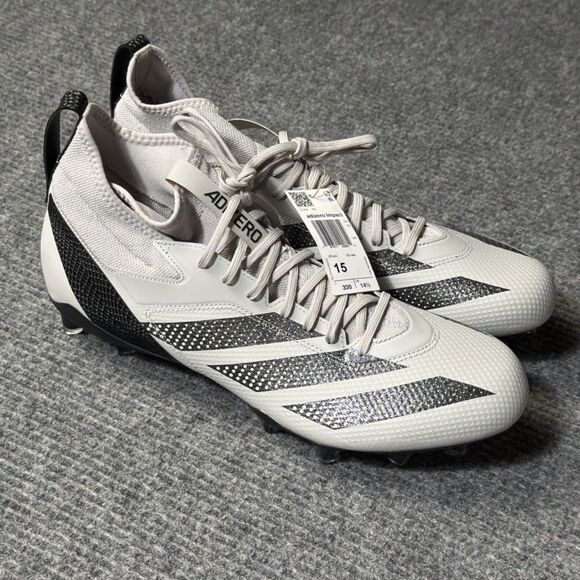 Adidas Adizero Impact Football Cleats Men Size 15 Grey Black IE1411 NEW main image 3